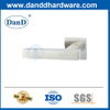 Tay nắm đòn bẩy rắn màu bạc SS304 Tay nắm cửa vuông hiện đại-DDSH053