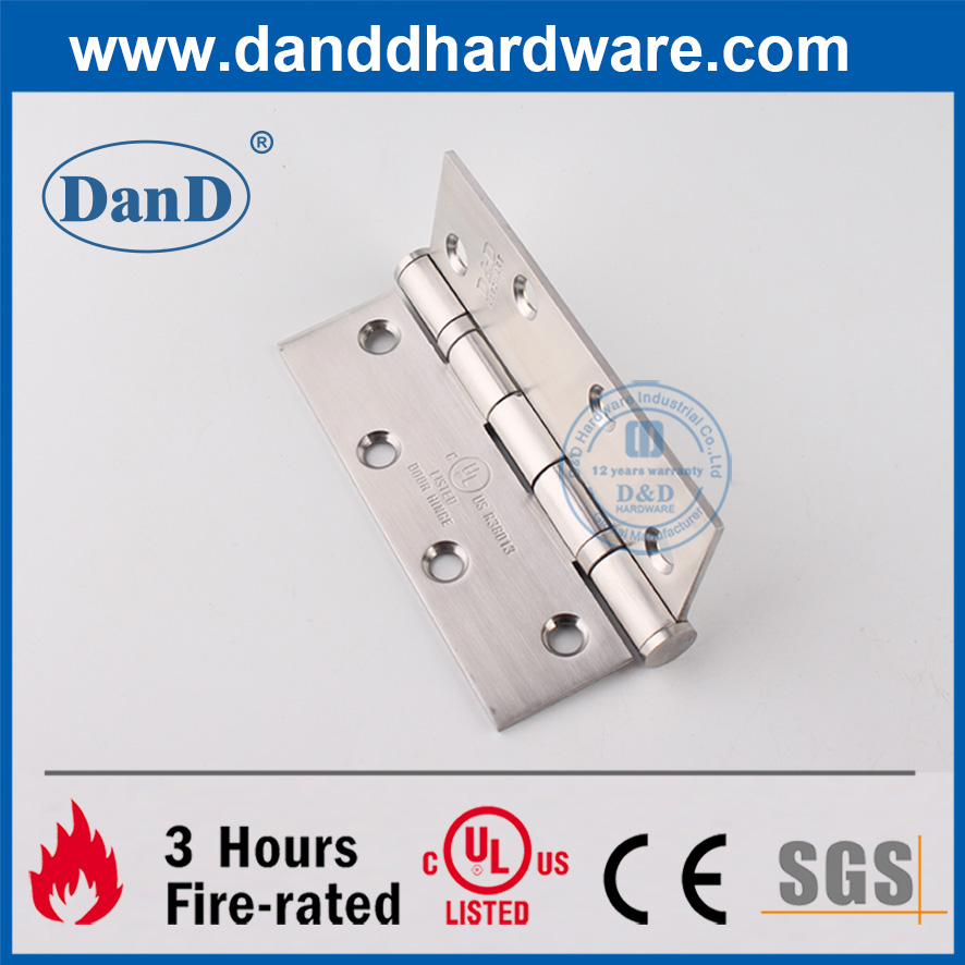 Bản lề cửa bên ngoài chống cháy AISI 304 loại khác nhau được UL liệt kê-DDSS005-FR-5x3.5x3.0