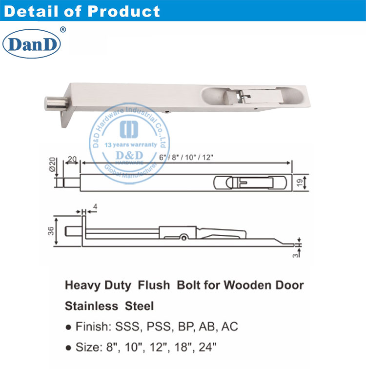 Bu lông cửa hạng nặng-DDDB001