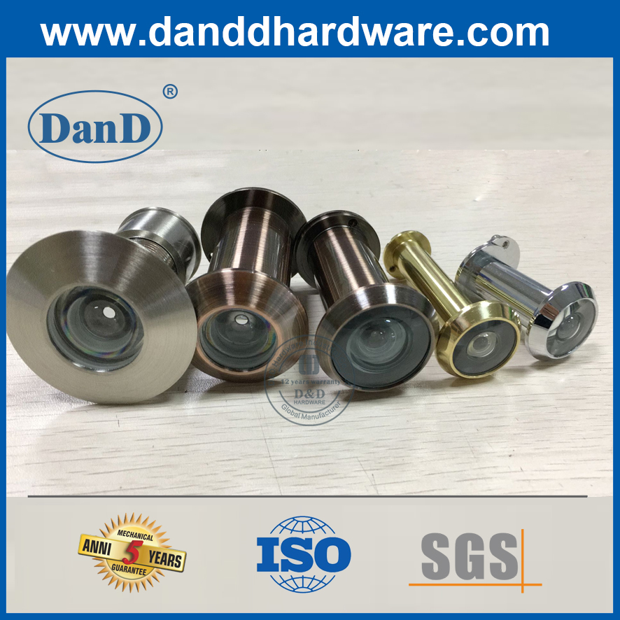Lỗ nhìn trộm cửa bên ngoài 180 độ được xếp hạng chống cháy UL trong cửa chống cháy-DDDV007