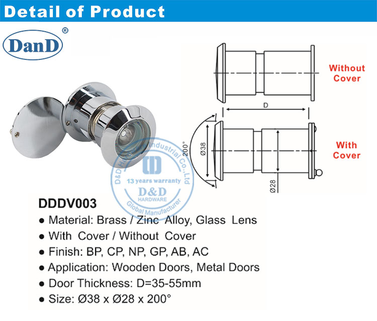 lỗ nh&igrave;n trộm cửa an ninh