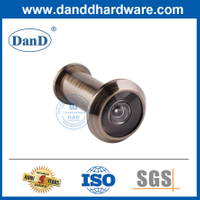 Thiết bị xem cửa thương mại 180 độ bằng đồng cổ không có nắp-DDDV002
