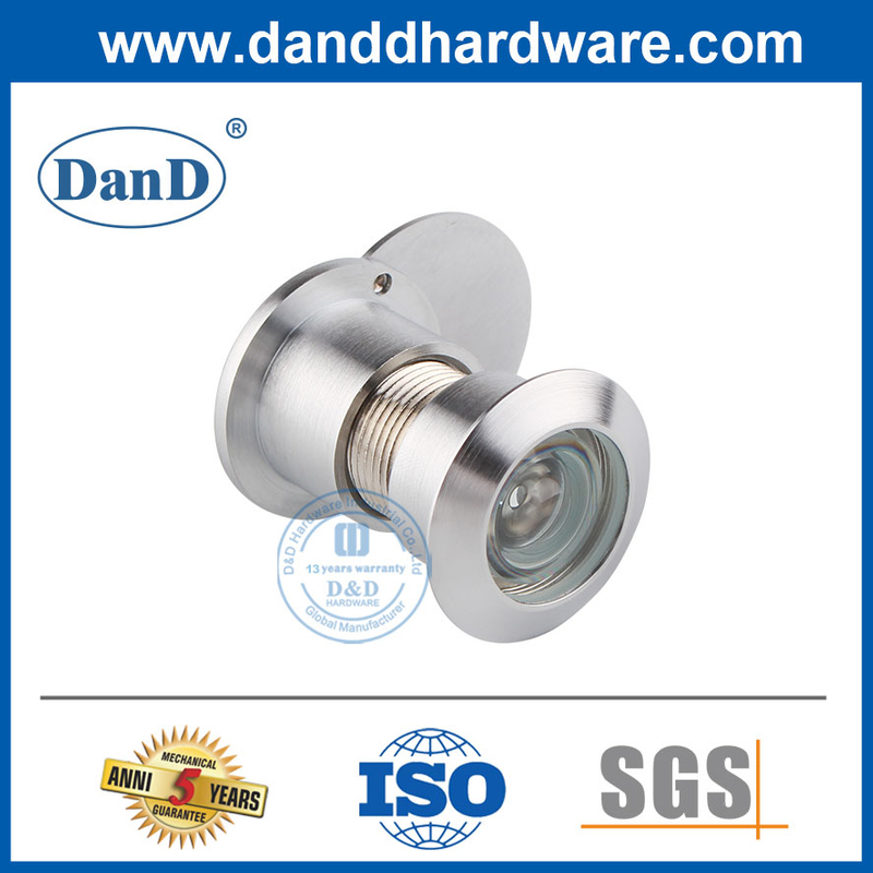 Lỗ nhìn trộm cửa chính bằng hợp kim kẽm 200 độ có nắp-DDDV003