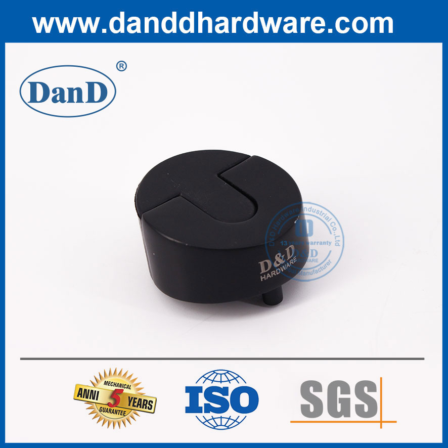 Chặn cửa bên trong trên cửa Chặn cửa cao su màu đen-DDDS006