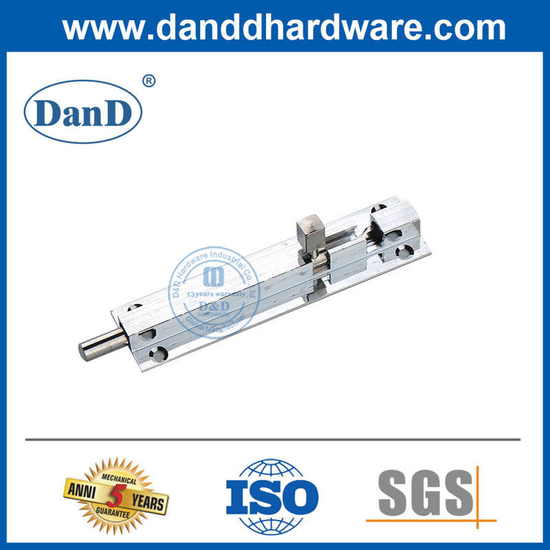 Bu lông tháp bằng đồng thau Chrome được đánh bóng Loại thùng 4 inch-DDDB016