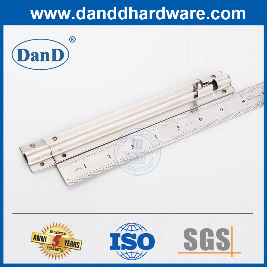 Bu lông tháp vuông bằng thép không gỉ 8 inch Bu lông trượt nòng Latch-DDDB024
