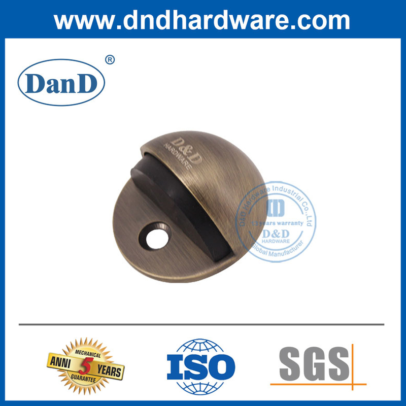  Chặn cửa sàn hợp kim kẽm Chặn cửa bằng đồng cổ cho căn hộ-DDDS005