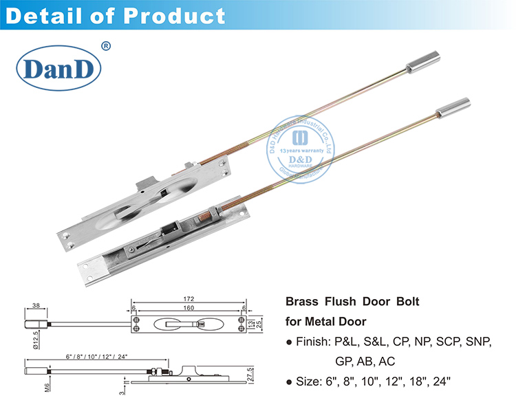 chốt cửa giấu kín bằng đồng thau nguyên khối