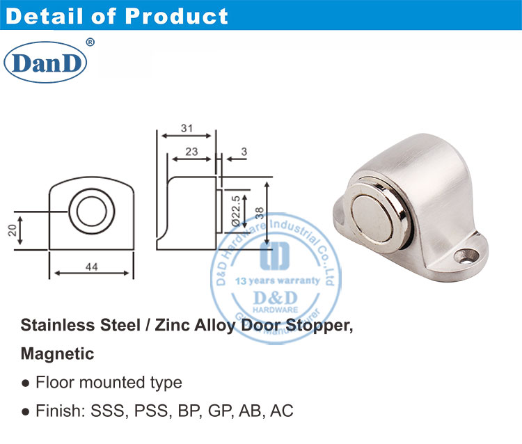 Nút chặn cửa từ