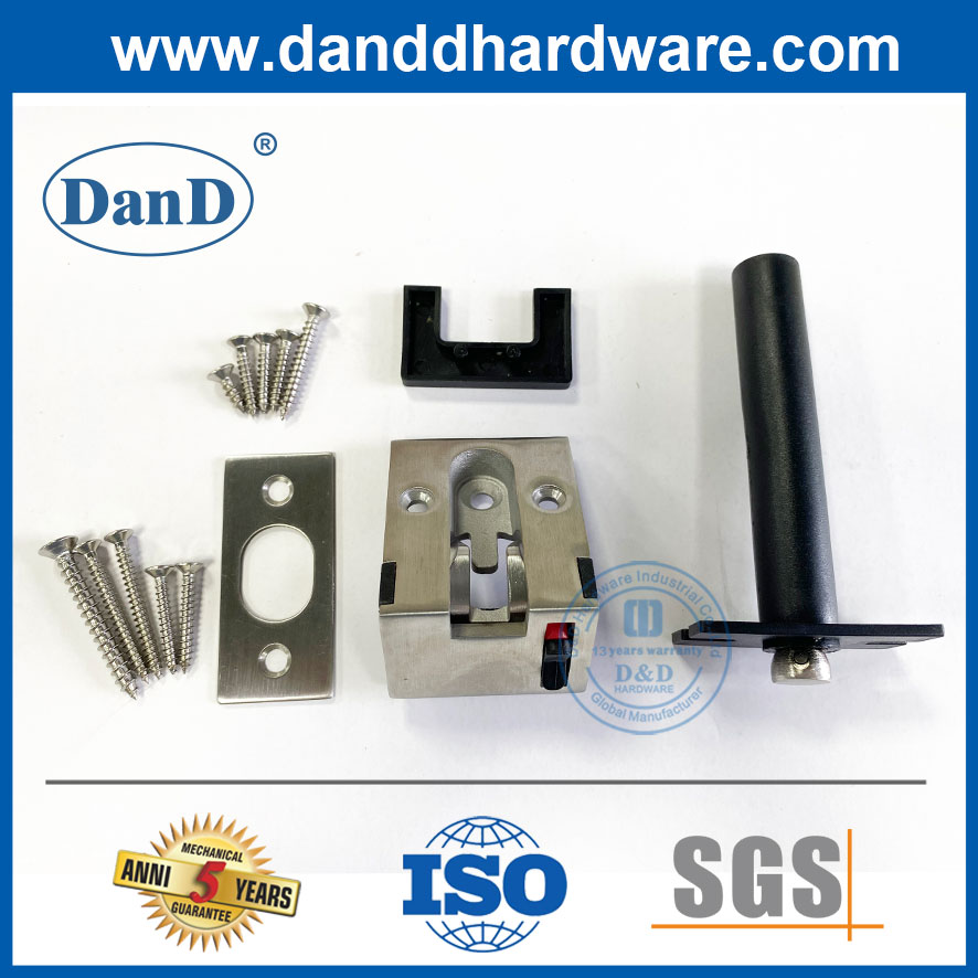 Khóa xích cố định giấu kín bằng thép không gỉ trên cửa cho cửa gỗ-DDG002