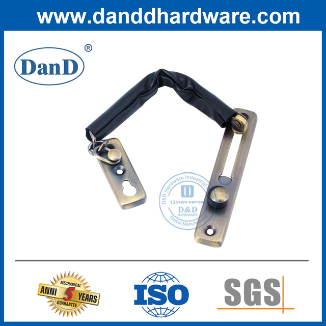 Khóa xích trong nhà bằng thép không gỉ Dây chuyền đồng cổ và Lock-DDG004