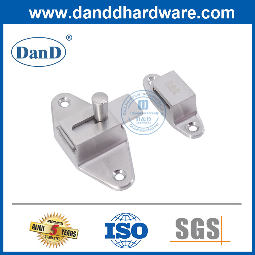 Nhà sản xuất Trung Quốc Chốt bảo vệ cửa Chốt cửa an ninh bằng thép không gỉ Bolt-DDDG007