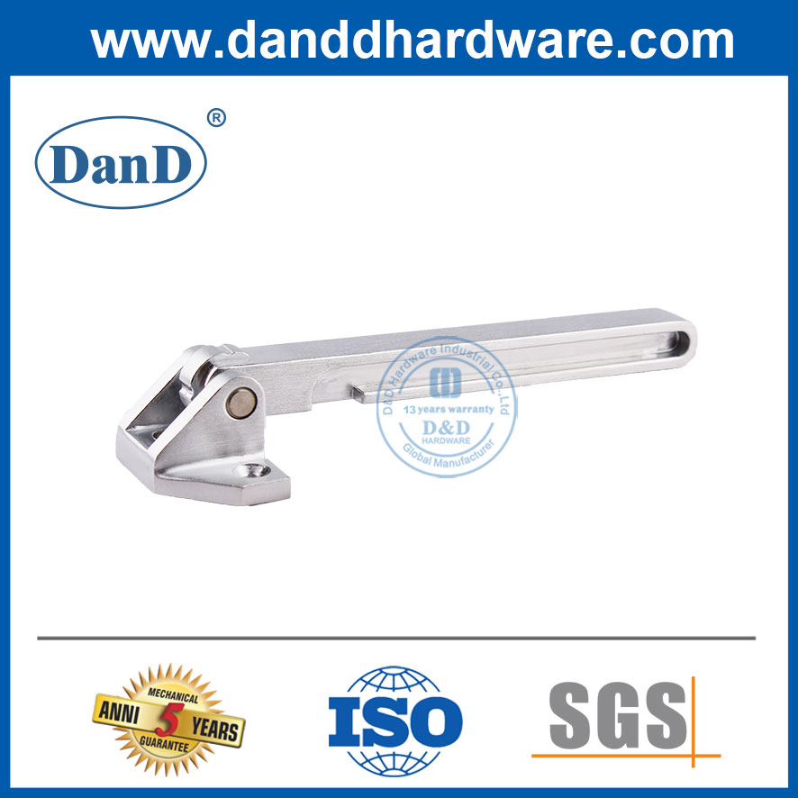 Nhà cung cấp hiện đại Bộ bảo vệ chốt cửa bằng hợp kim kẽm Chrome Satin cho gia đình-DDDG009