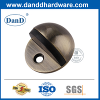 Chặn cửa gắn trên sàn bằng đồng thau cổ bằng thép không gỉ-DDDS001