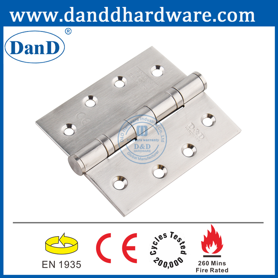 Bản lề cửa bên trong phòng chống cháy SS304 CE Châu Âu cấp 13 -DDSS001-CE -4x3.5x3