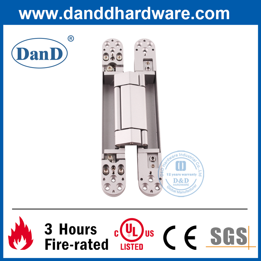 Bản lề cửa ẩn điều chỉnh hợp kim kẽm nặng 3D-DDCH008-G120