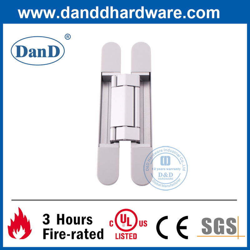 Bản lề cửa vô hình 3D bằng hợp kim kẽm hạng nặng cho cửa ngoài-DDCH008-G120