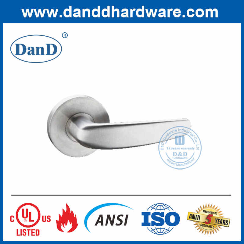 Tay cầm đòn bẩy cửa hiện đại hạng nặng bằng thép không gỉ 304-DDAH003