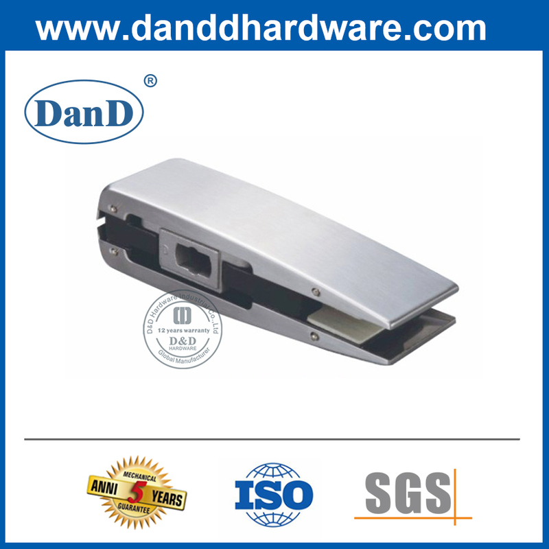 Thiết kế mới Miếng vá đáy SS304 cho cửa kính khách sạn-DDPT006