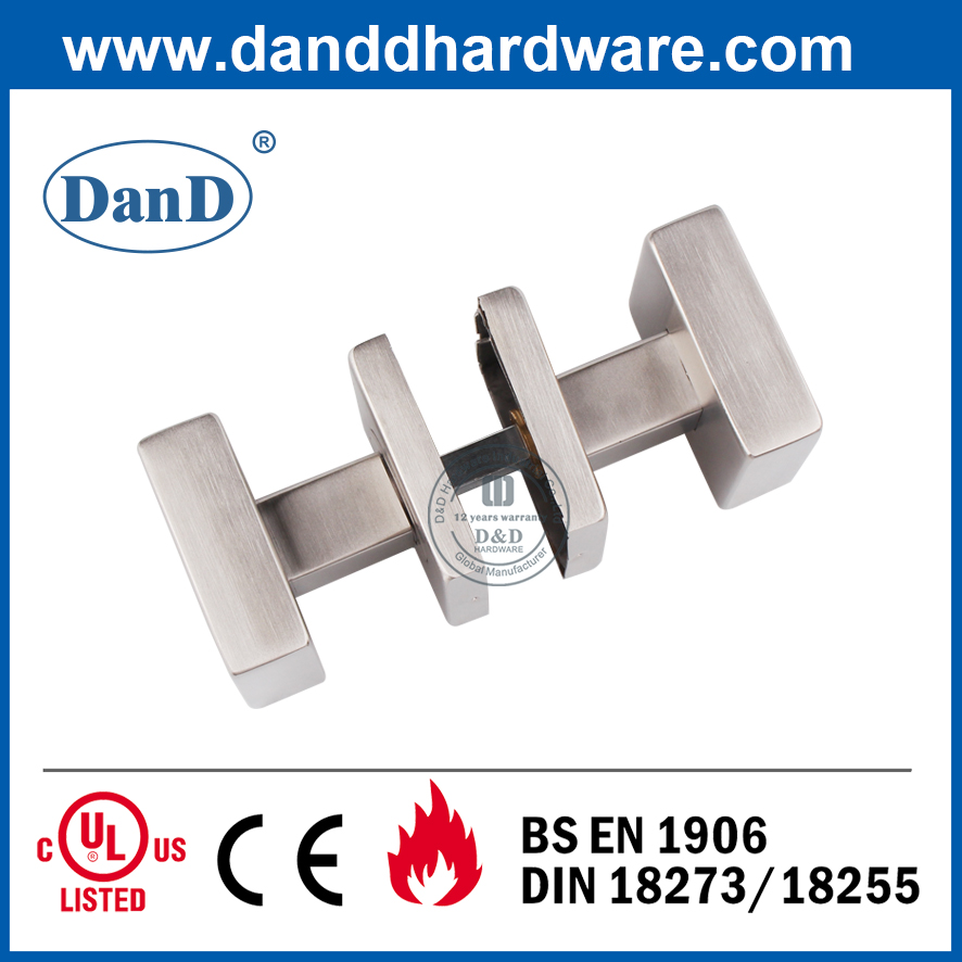 Tay nắm cửa vuông hiện đại inox 304 cho cửa gỗ-DDTH030
