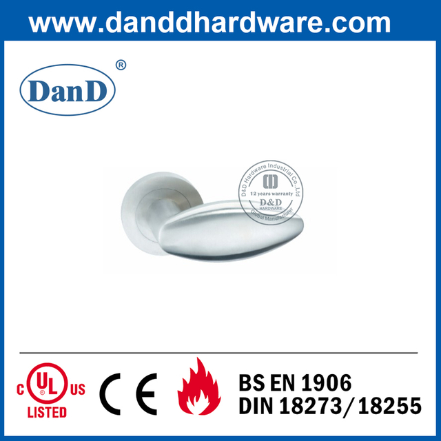 Cửa SS304 Cửa sắt trang trí đặc biệt Tay cầm đòn bẩy rắn-DDSH031