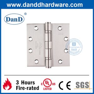 Bản lề cửa tốt nhất SS201 được UL liệt kê cho cửa kim loại chống cháy –DDSS002-FR-4.5X4.5X3