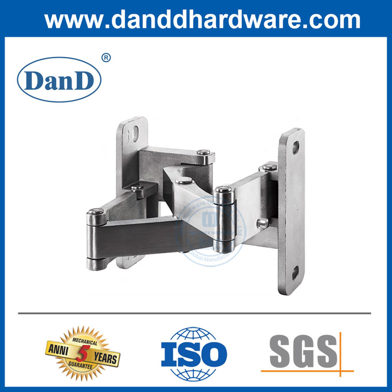 Bản lề giấu bằng thép không gỉ 304 Bản lề giấu có thể điều chỉnh 2D cho ống cửa Well-DDCH019