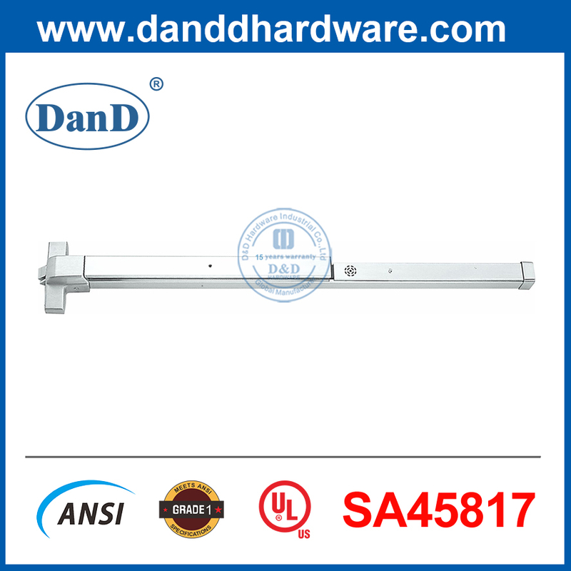Thanh đẩy hoảng loạn thoát hiểm UL bằng thép Thanh đẩy hoảng loạn thoát hiểm khẩn cấp có chức năng báo động-DDPD029