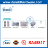 Thanh đẩy cửa thoát hiểm bằng thép sơn bạc Phần cứng hoảng loạn Thanh chắn cửa thép UL305-DDPD025