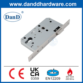 CE EN12209 Khóa cửa mộng bằng thép không gỉ được đánh bóng chất lượng cao Set-DDML009-5572
