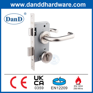 BS EN12209 Bộ khóa phần cứng cửa trước Bộ khóa cửa mộng cho thị trường châu Âu-DDML009-5572