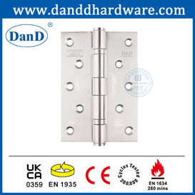 Bản lề cửa chống cháy thương mại bằng thép không gỉ Bản lề cửa 5 inch CE-DDSS001-CE