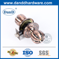 Bộ tay nắm cửa có thể khóa bằng đồng cổ bằng hợp kim kẽm-DDLK064