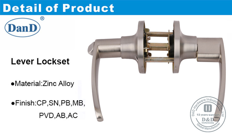 Passage Tubular Knobset-DDLK093-D v&agrave; D Phần cứng