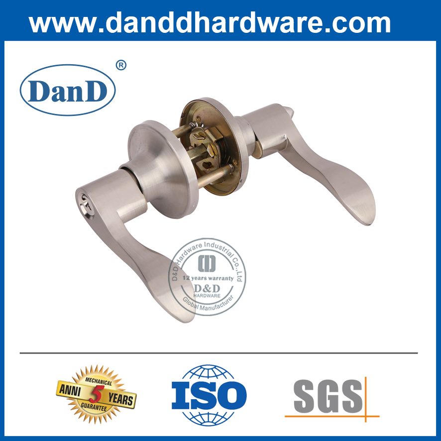 Bộ khóa hình ống phòng ngủ hạng nặng bằng hợp kim kẽm-DDLK091