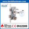BS EN12209 Khóa cửa mộng bằng thép không gỉ 304 Euro chống cháy-DDML009 
