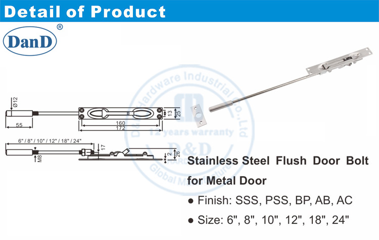 Phần cứng Bolt-D v&agrave; D cửa tốt nhất