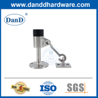Nút chặn cửa cao hiện đại màu bạc Nút chặn tường sàn cửa thép không gỉ-DDDS038
