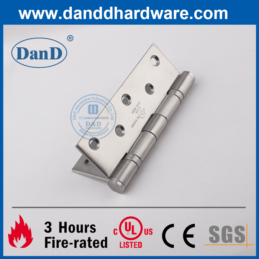 Bản lề chống cháy bằng thép không gỉ 304 được liệt kê của UL cho cửa ngoài-DDSS005-FR-5x3.5x3.0