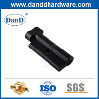Các loại xi lanh khóa cửa phòng tắm tốt nhất màu đen mờ cho Euro-DDLC007-70mm-MB