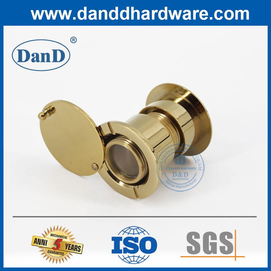 Thiết bị xem cửa nhìn trộm thiên thần rộng mạ vàng 200 độ-DDDV003