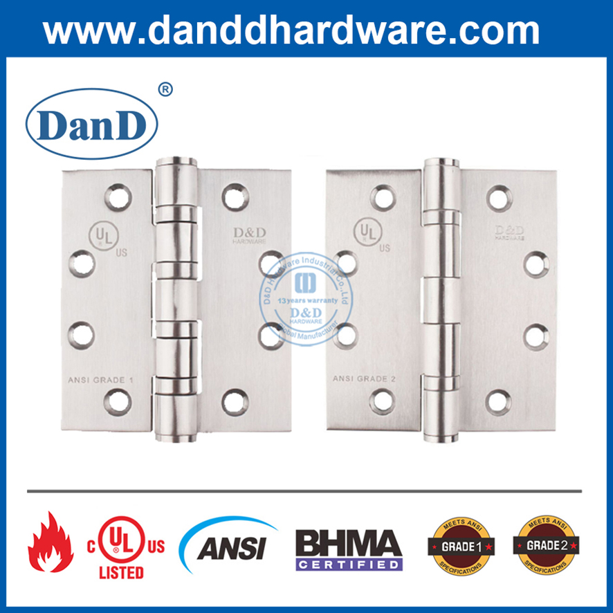 Bản lề cửa chống cháy hạng nặng BHMA ANSI Cấp 1 Cấp 2