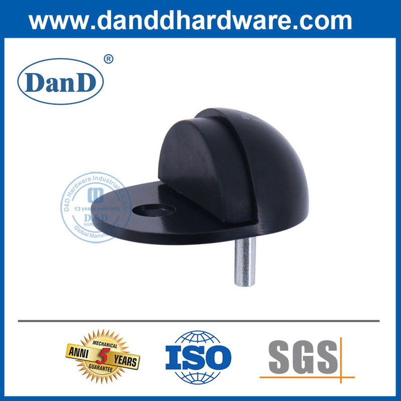 Chặn Cửa Độc Đáo Chặn Cửa Tròn Inox Màu Đen Tầng-DDDS003