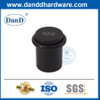 Chặn cửa cao su màu đen gắn trên sàn bằng thép không gỉ-DDDS011