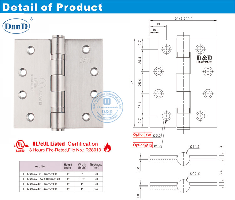 Bản lề cửa ngoài