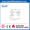 Tay nắm cửa chống cháy bằng thép không gỉ 304 CE Class 4 có hoa hồng tròn-DDTH011