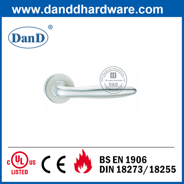 Tay nắm cửa bên ngoài đòn bẩy rỗng an toàn cấp 304 tốt nhất-DDTH036
