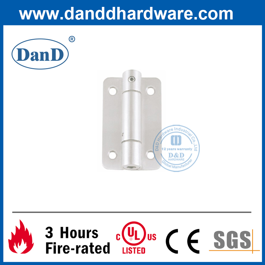 Bản lề lò xo có thể điều chỉnh độ căng bằng bạc SUS304 cho cửa gỗ-DDSS033