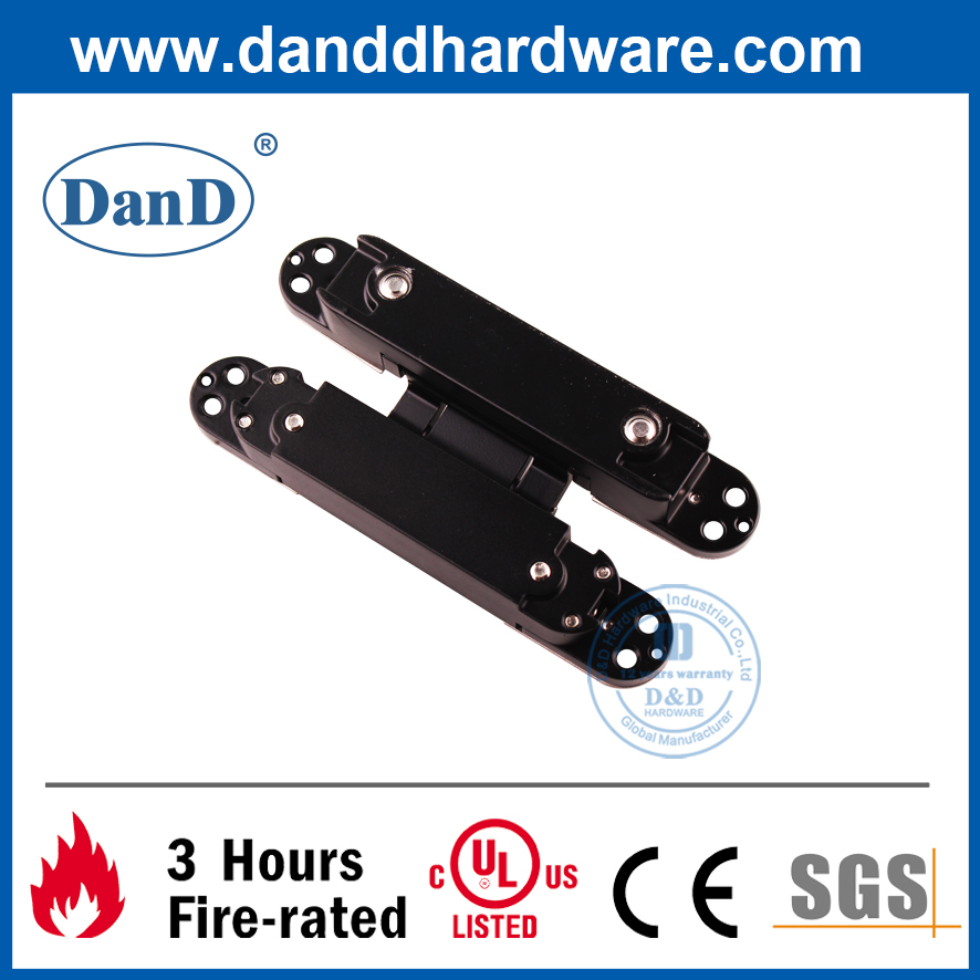 Bản lề cửa ẩn có thể điều chỉnh bằng hợp kim kẽm 3D cho cửa gỗ-DDCH008-G40