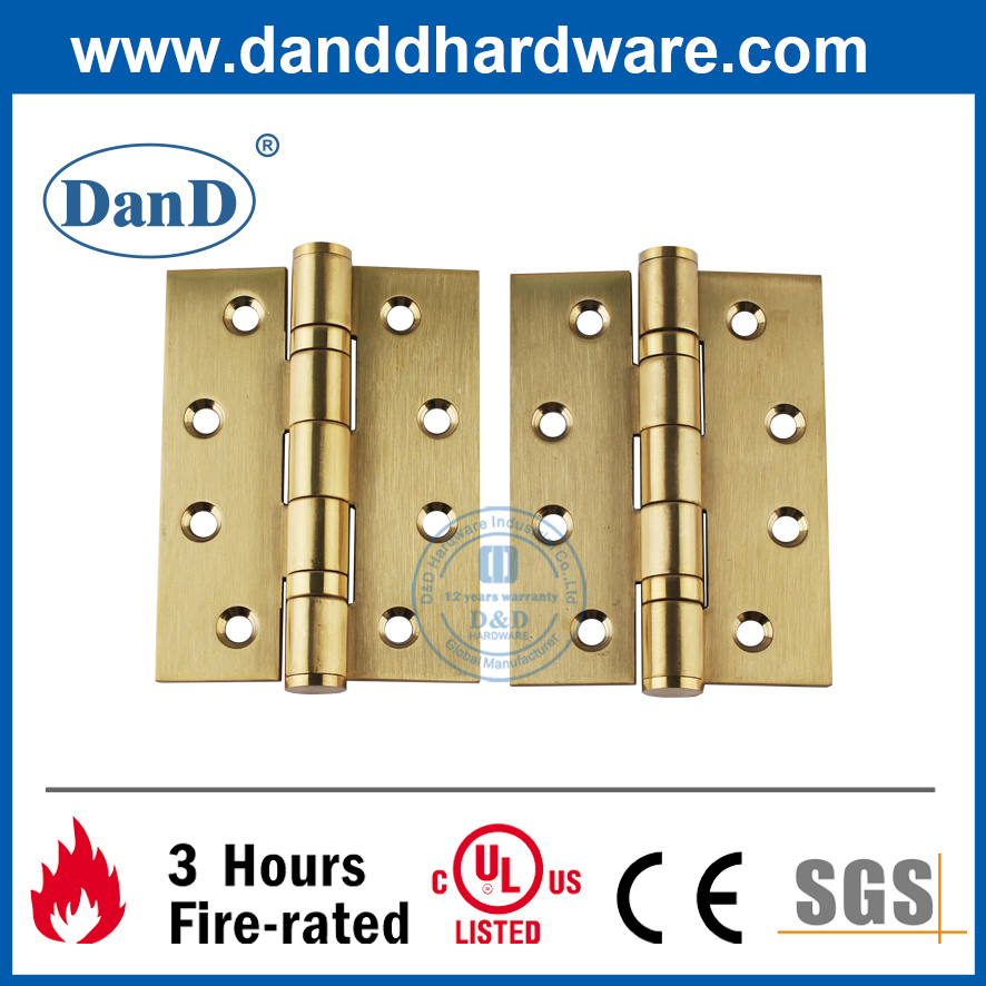Chứng chỉ UL CE Phần cứng xây dựng bằng đồng thau Satin được xếp hạng chống cháy cho cửa gỗ-DDDH003